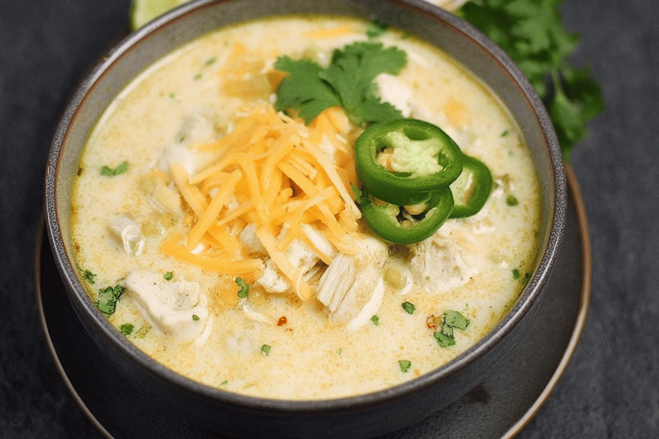Keto White Chicken Chili
