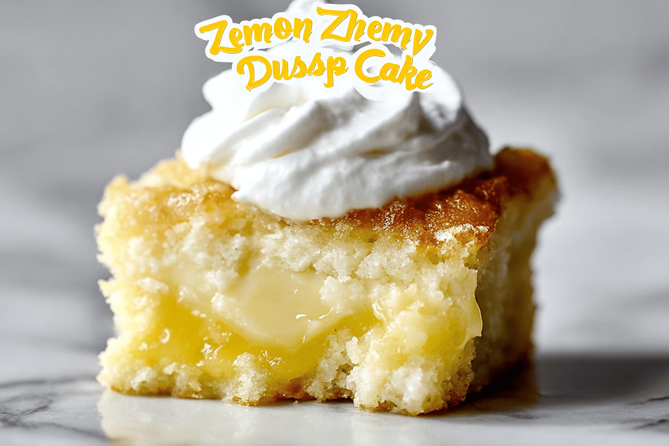Lemon Cream Cheese Dump Cake Recipe