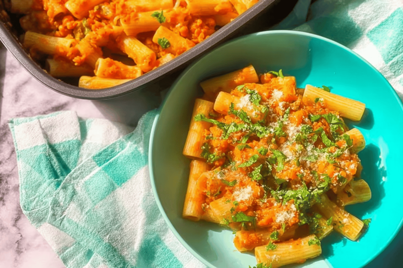 Lentil and Sweet Potato Pasta Sauce
