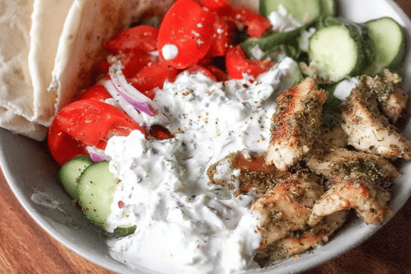 Low Carb Greek Chicken Bowls