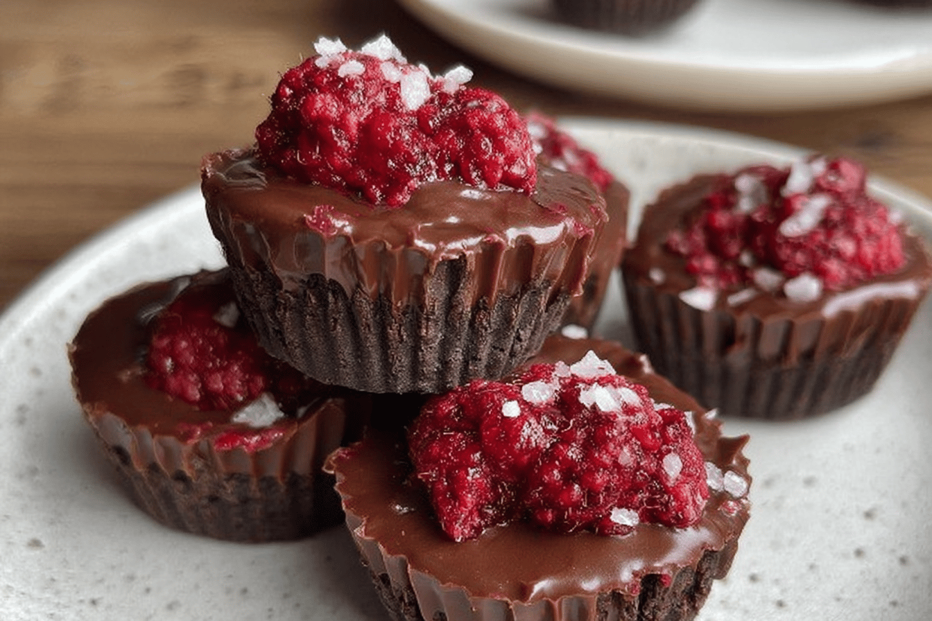 Marry Me No Bake Raspberry Chocolate Mousse Cups