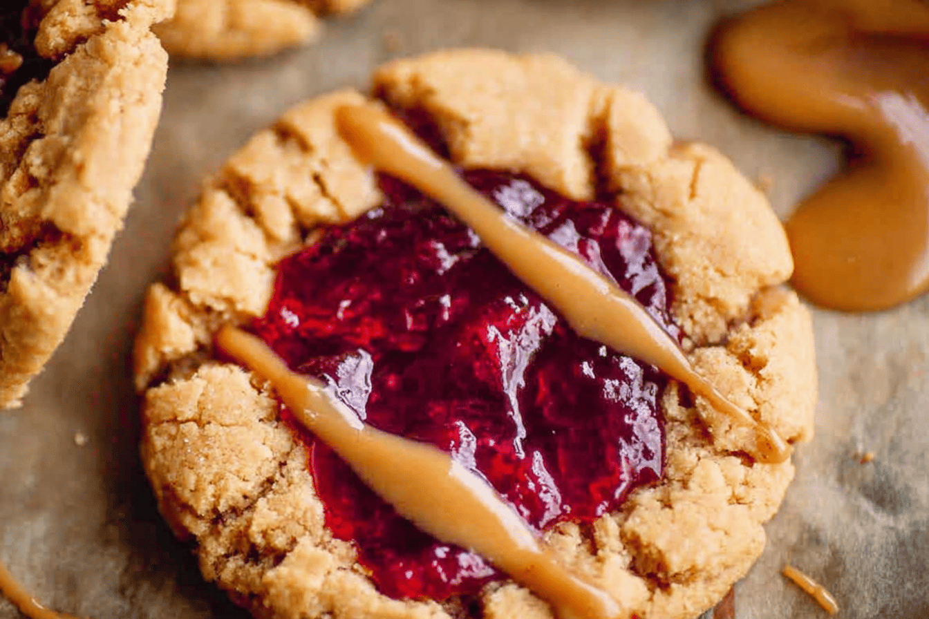 Peanut Butter and Jelly Cookies