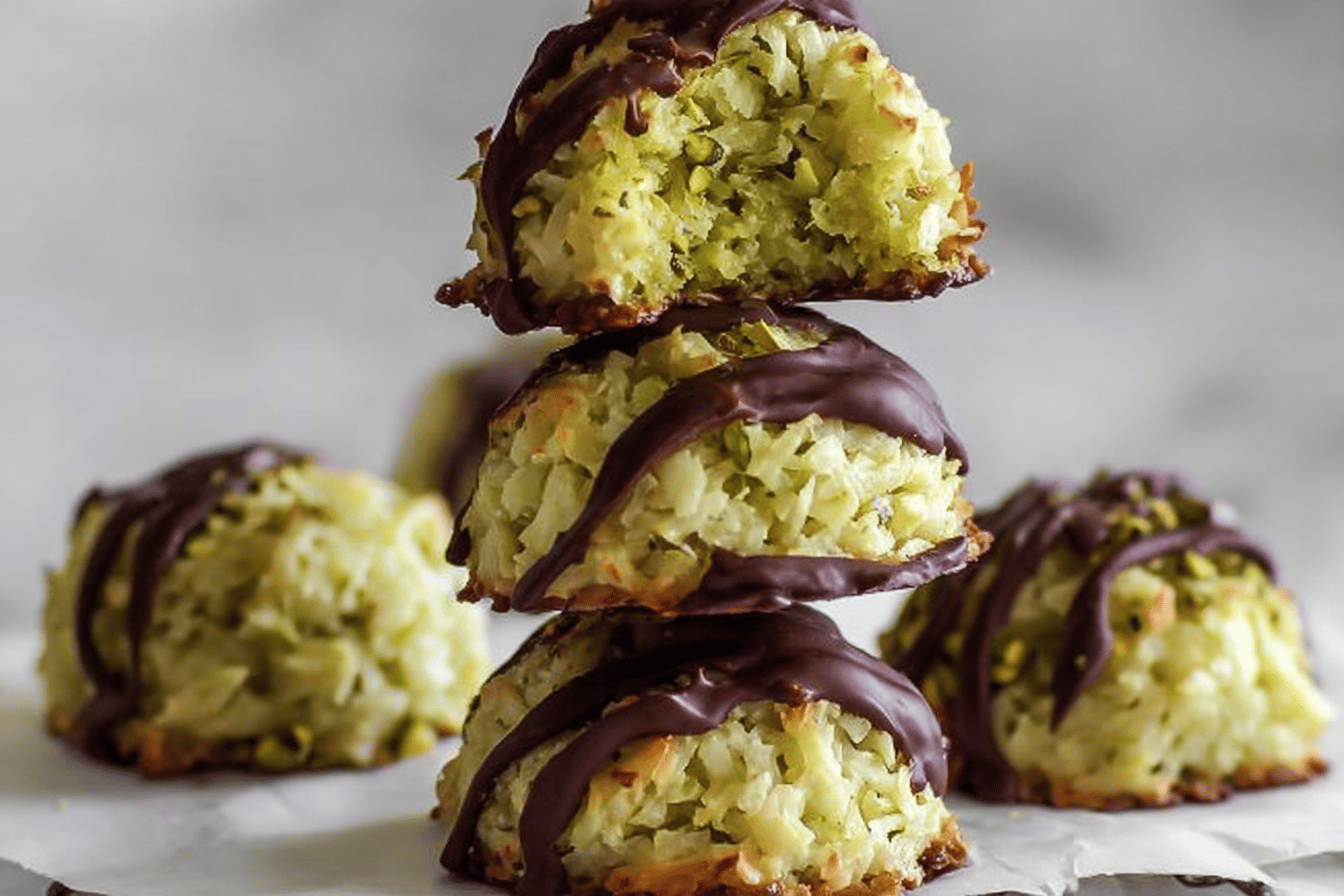 Pistachio Coconut Macaroons