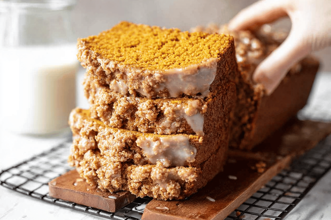 Pumpkin Bread with Maple Glaze