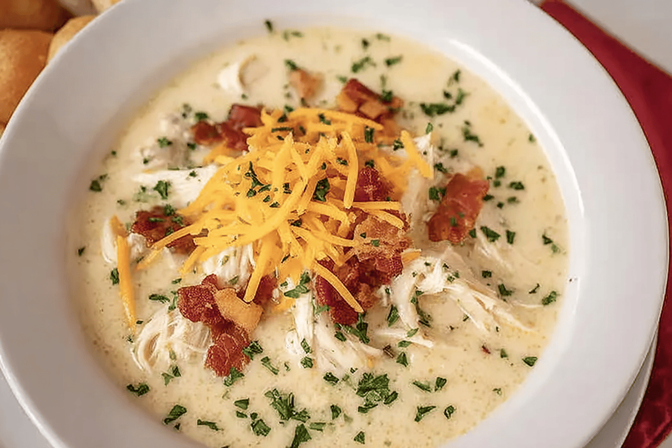 Slow Cooker Keto Chicken Cream Cheese Soup
