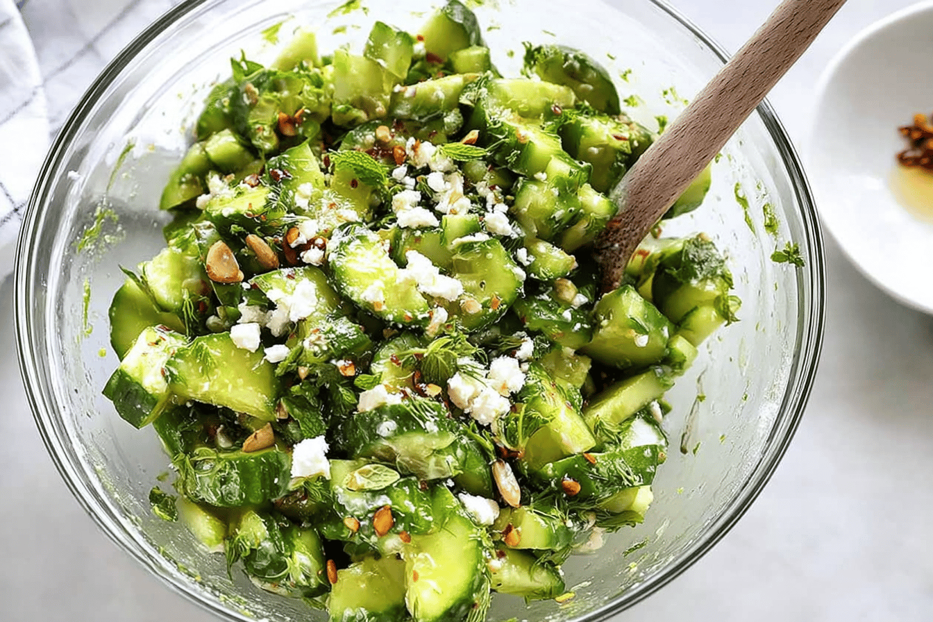 Smashed Cucumber Salad