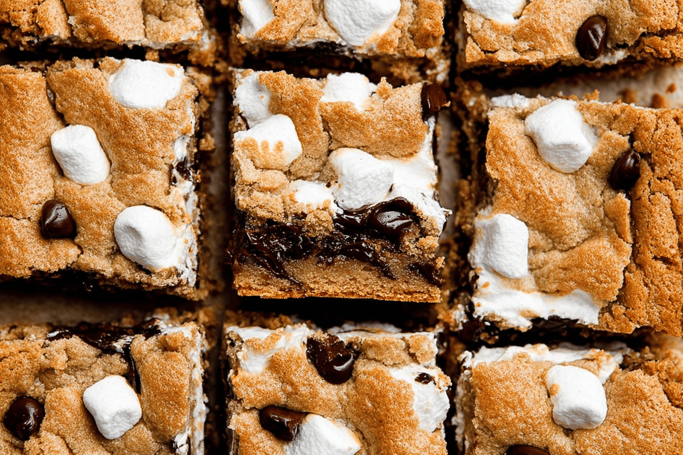 S’mores Cookie Bars