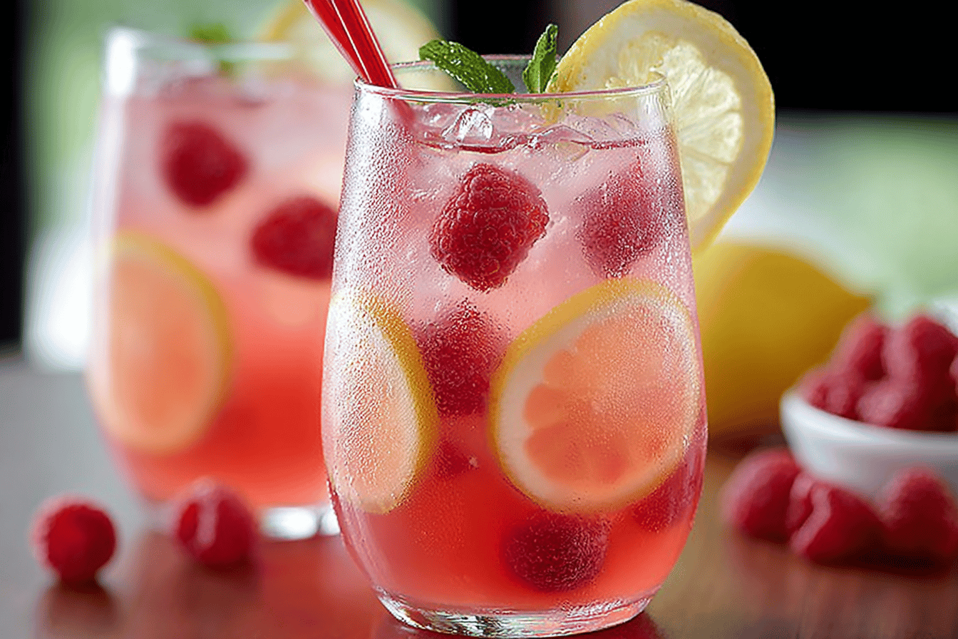 Sparkling Raspberry Lemonade