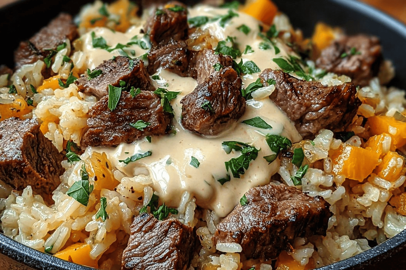 Steak & Queso Rice
