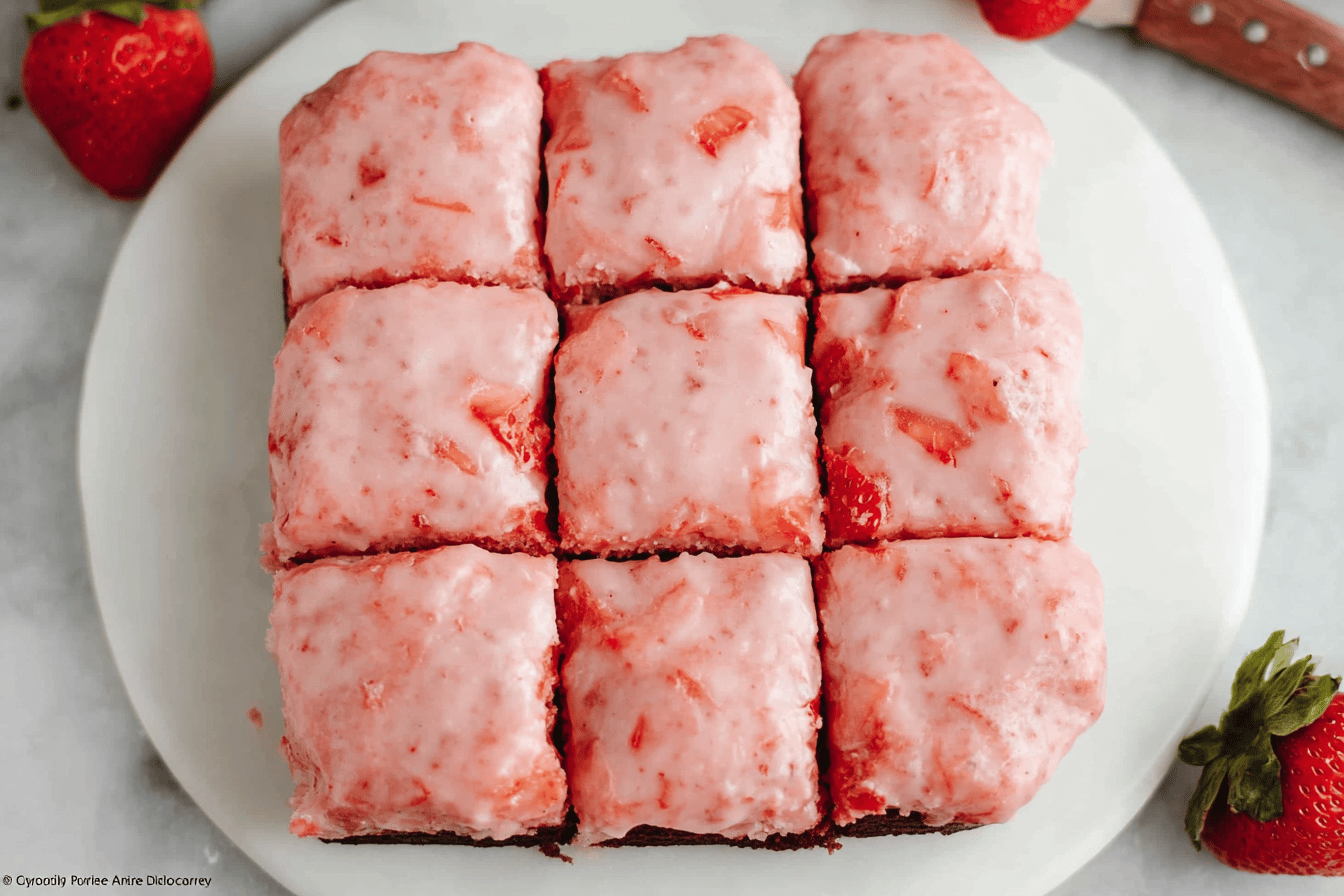 Strawberry Brownies