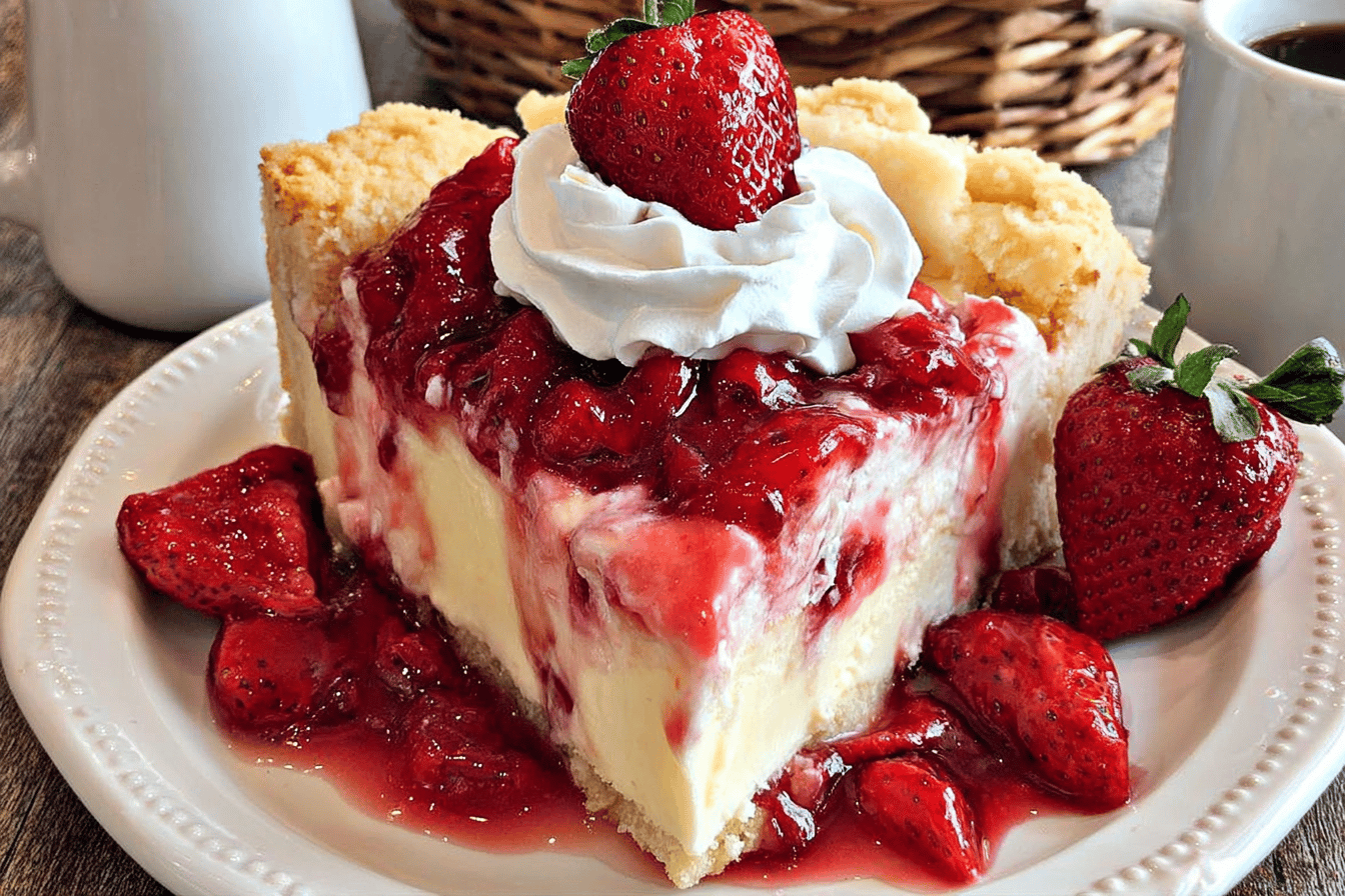 Strawberry Cheesecake Dump Cake Recipe