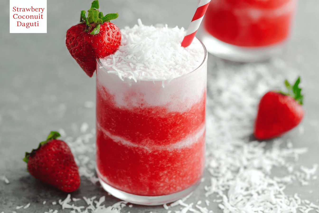 Strawberry Coconut Daiquiri