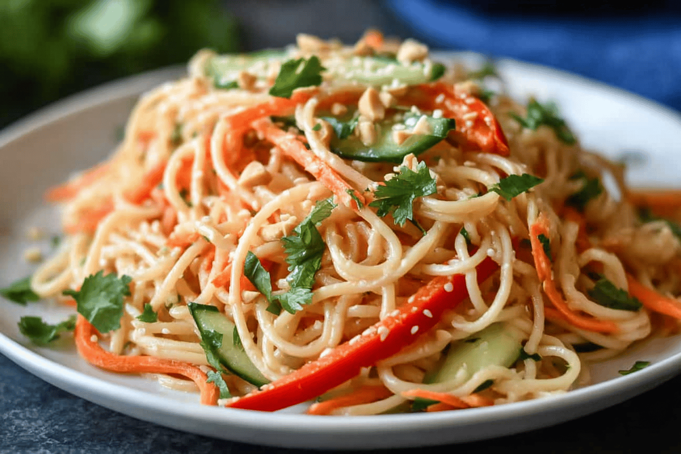Thai Peanut Noodle Salad
