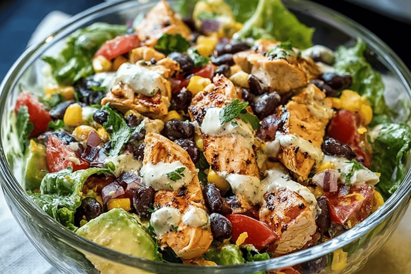 Zesty Southwest Chicken Salad Recipe is a must-try!