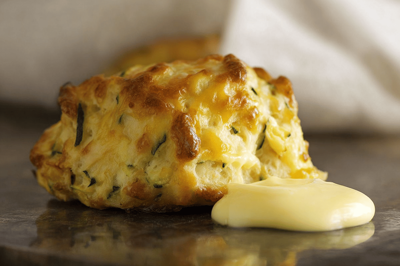 Zucchini Cheddar Biscuits