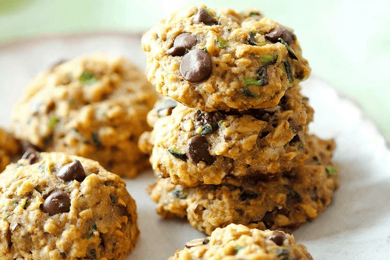Zucchini Oatmeal Chocolate Chip Cookie Recipe