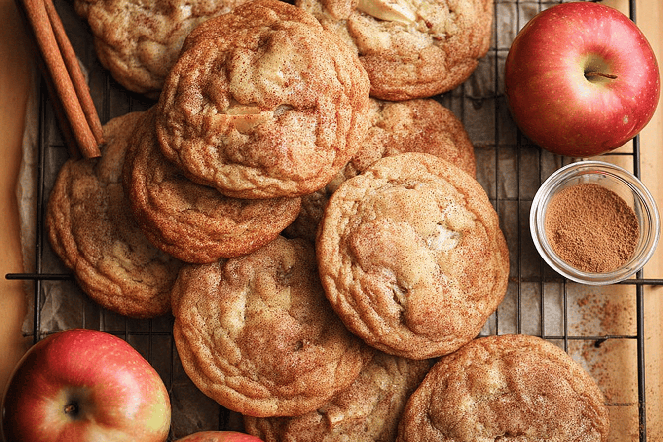 Apple Snickerdoodle Cookies Recipe