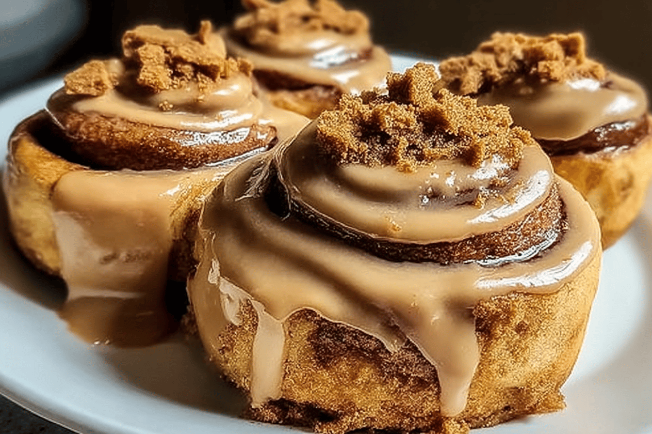 Biscoff Cookie Butter Cinnamon Rolls Recipe