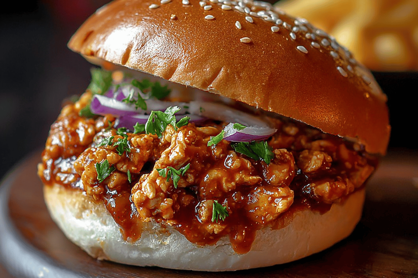 Cajun Chicken Sloppy Joes Recipe