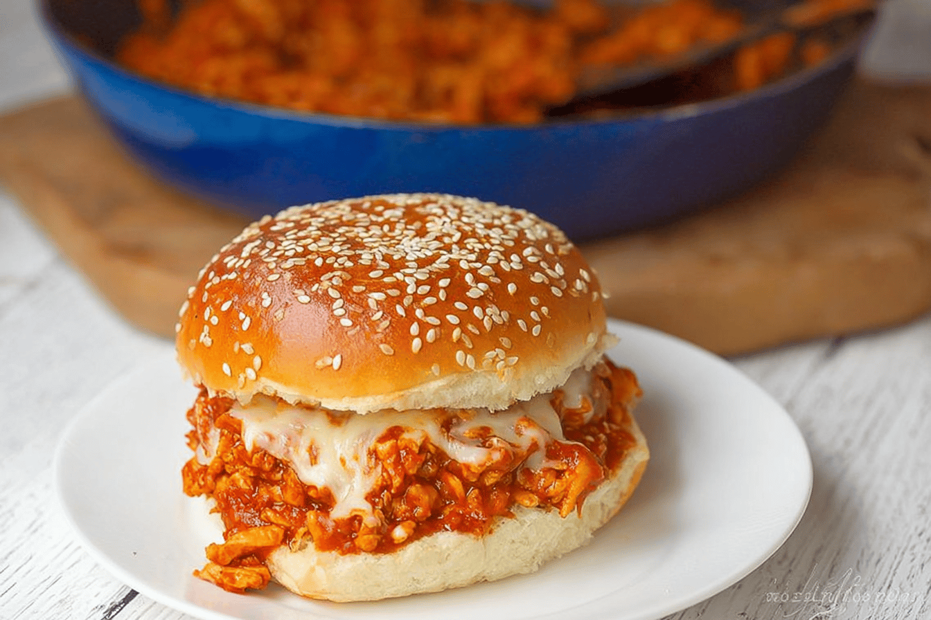 Chicken Parmesan Sloppy Joes