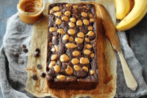Chocolate Peanut Butter Banana Bread