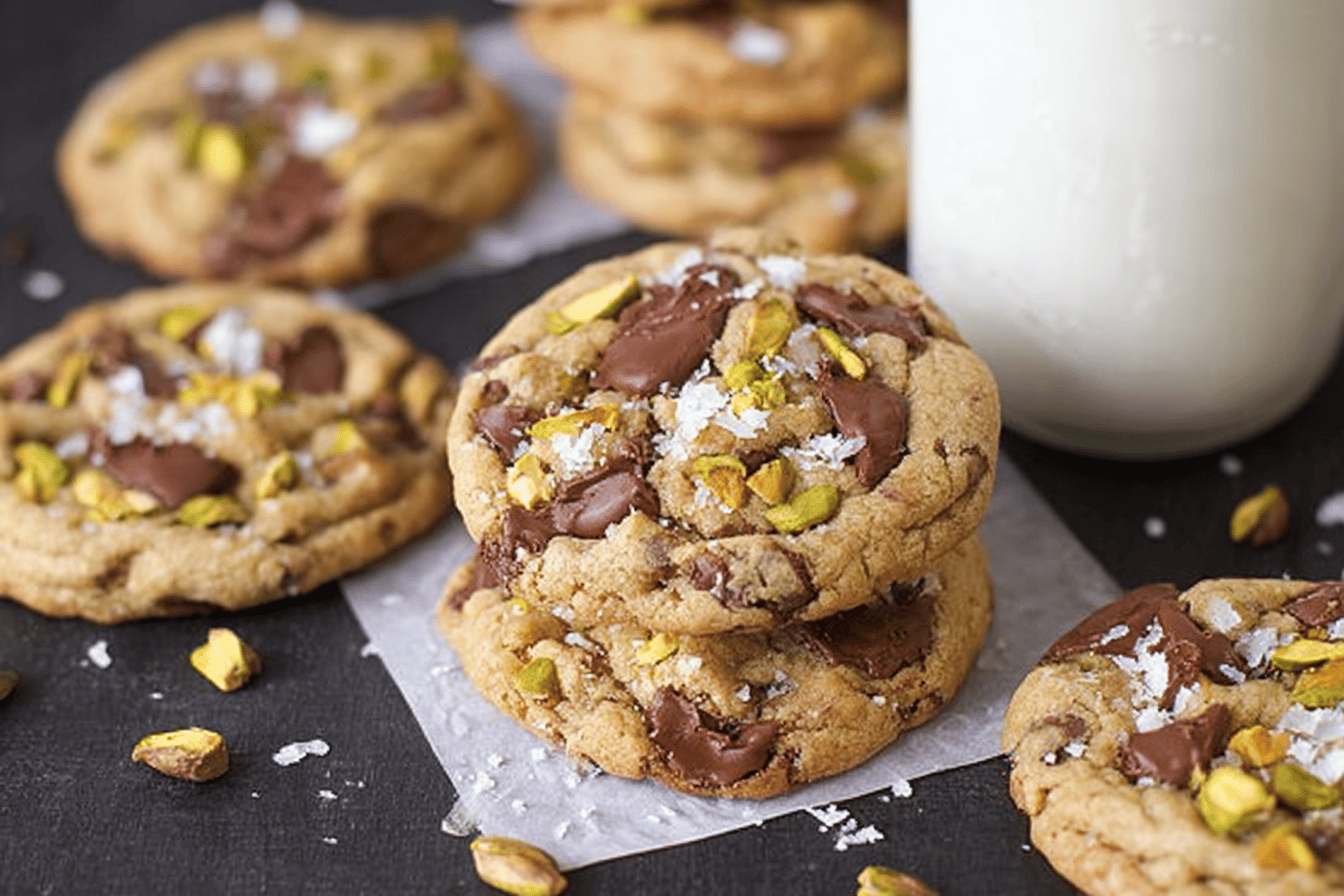 Chocolate Pistachio Cookies Recipe