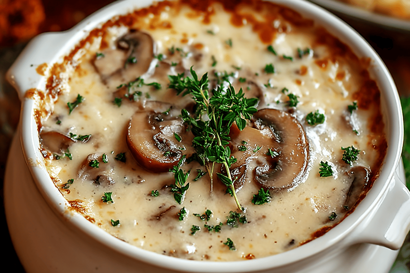 Cottage Cheese Mushroom Soup