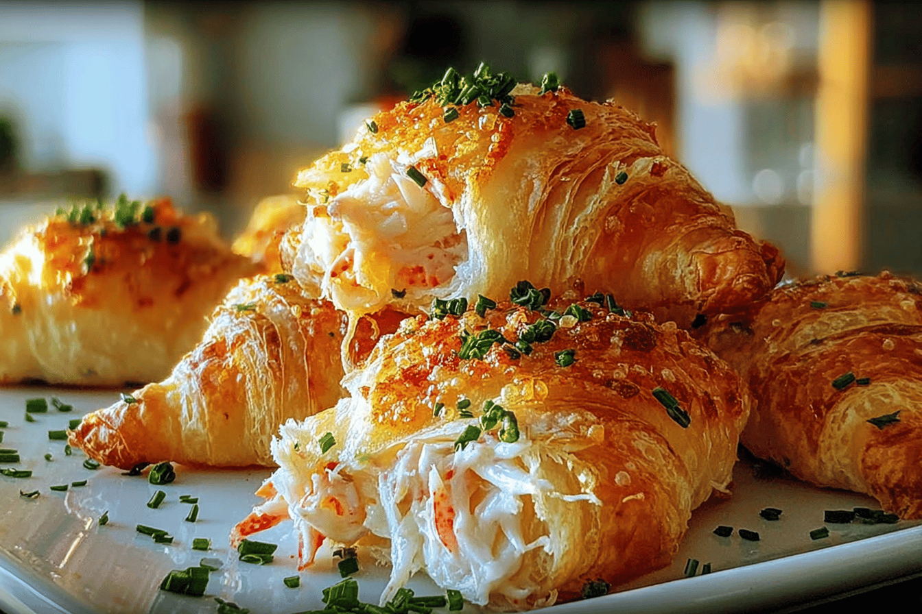 Crab Crescent Bites