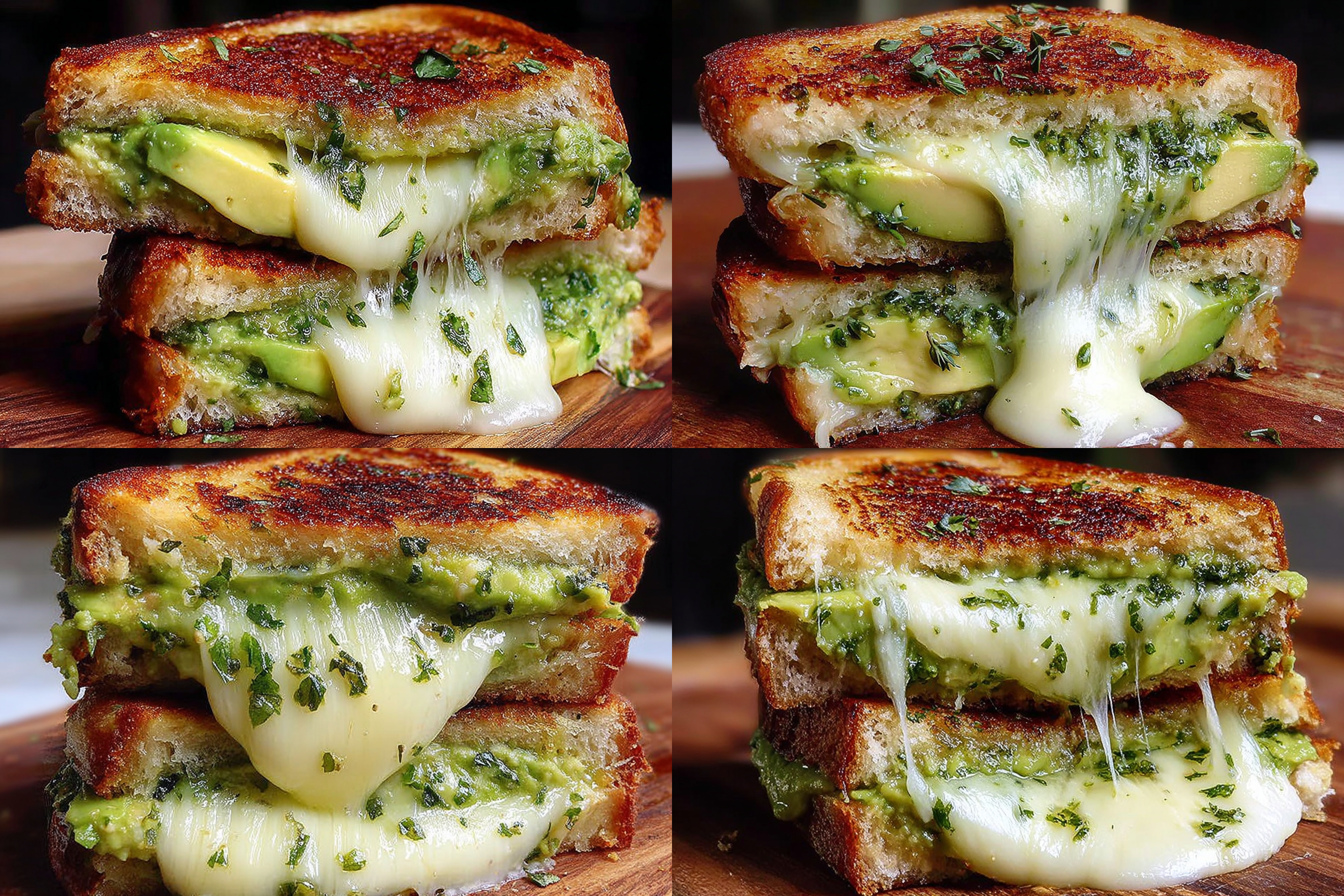 Creamy Avocado Grilled Cheese Sandwich Recipe