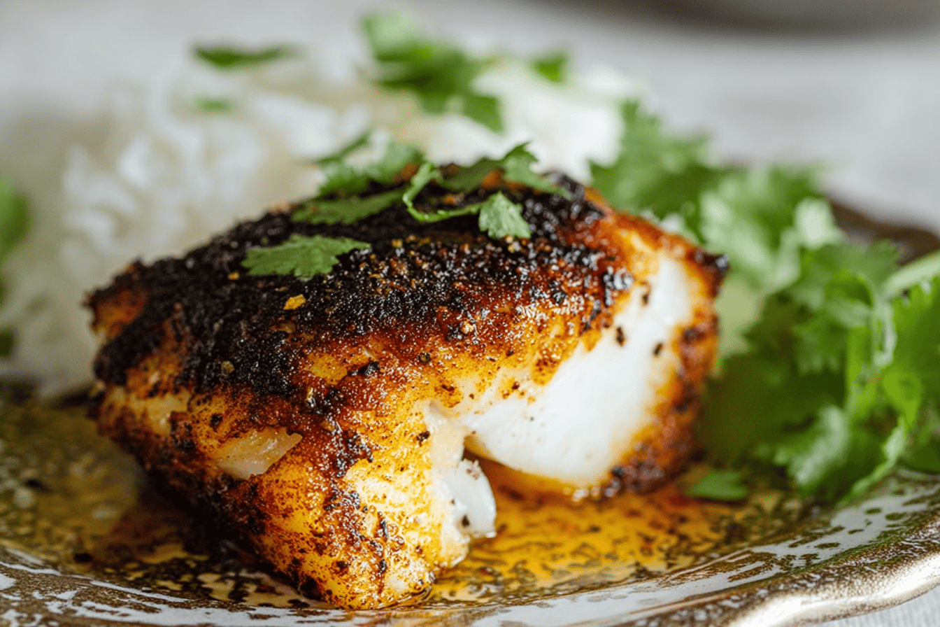 Easy Blackened Cod Recipe