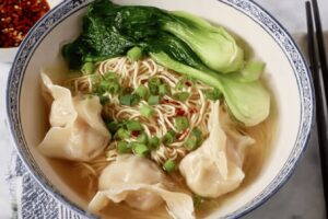 Easy Homemade Wonton Noodle Soup