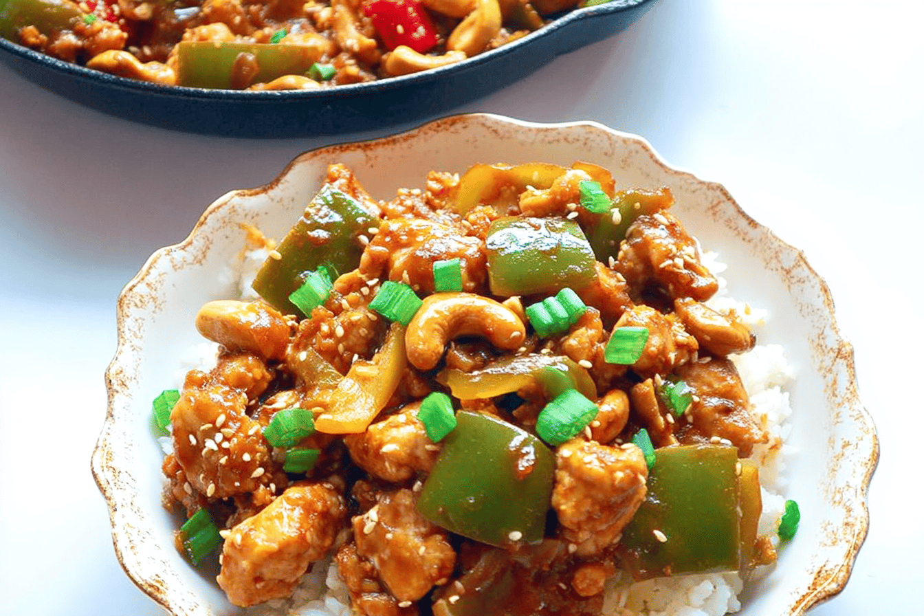 Easy Keto Cashew Chicken Recipe