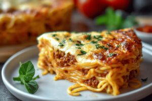 Easy Spaghetti Pie Recipe