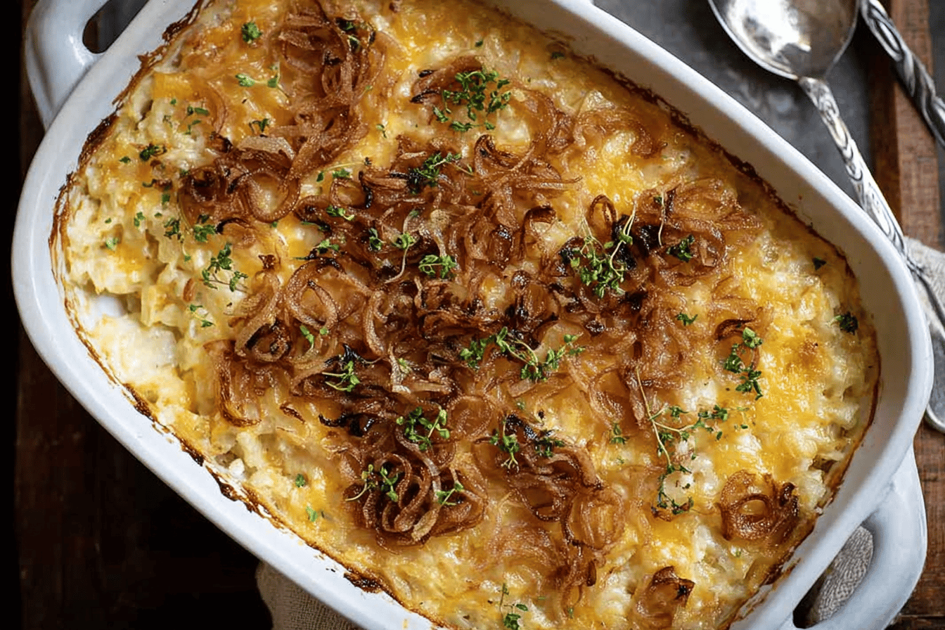 French Onion Funeral Potatoes