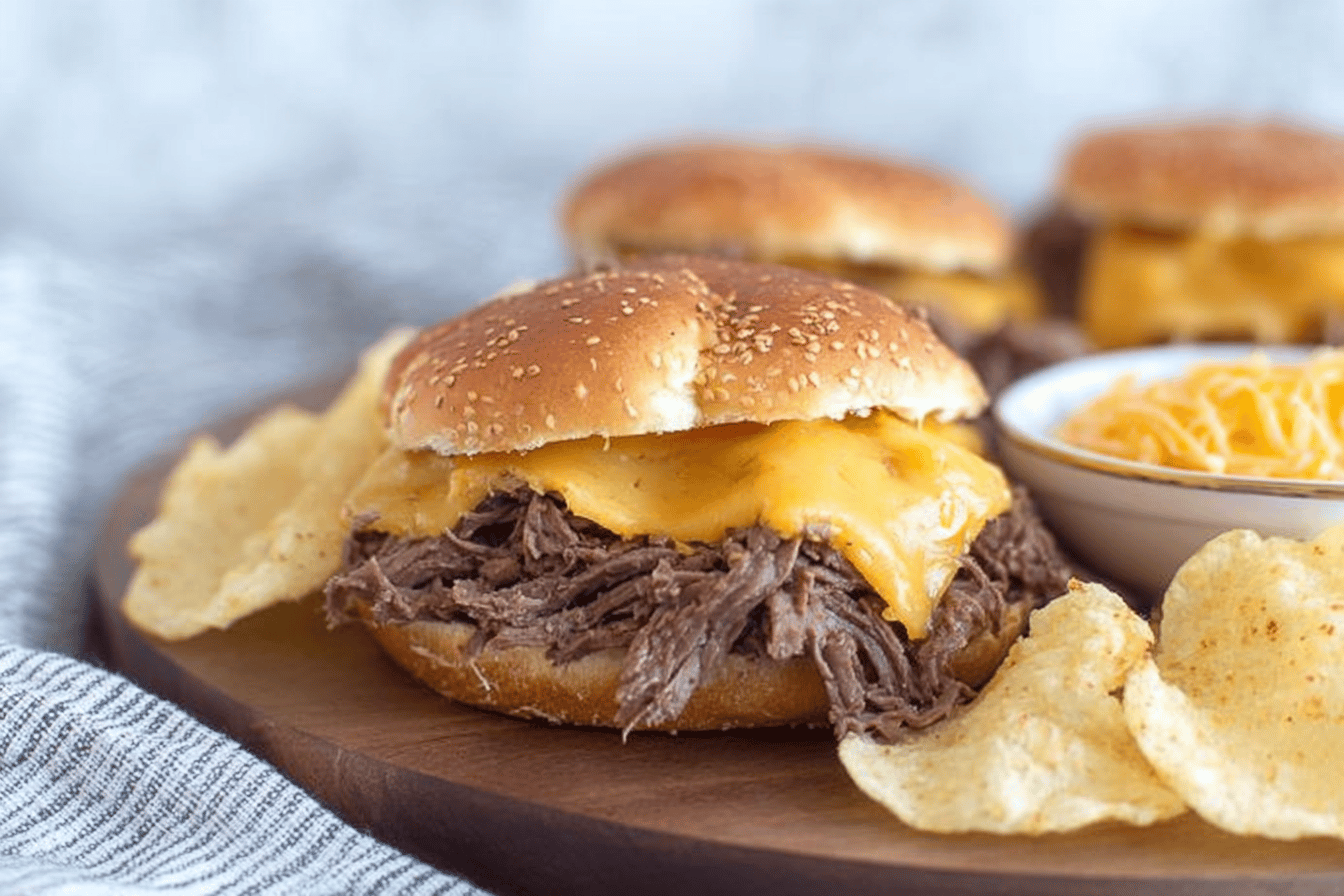 Instant Pot Beef and Cheddar