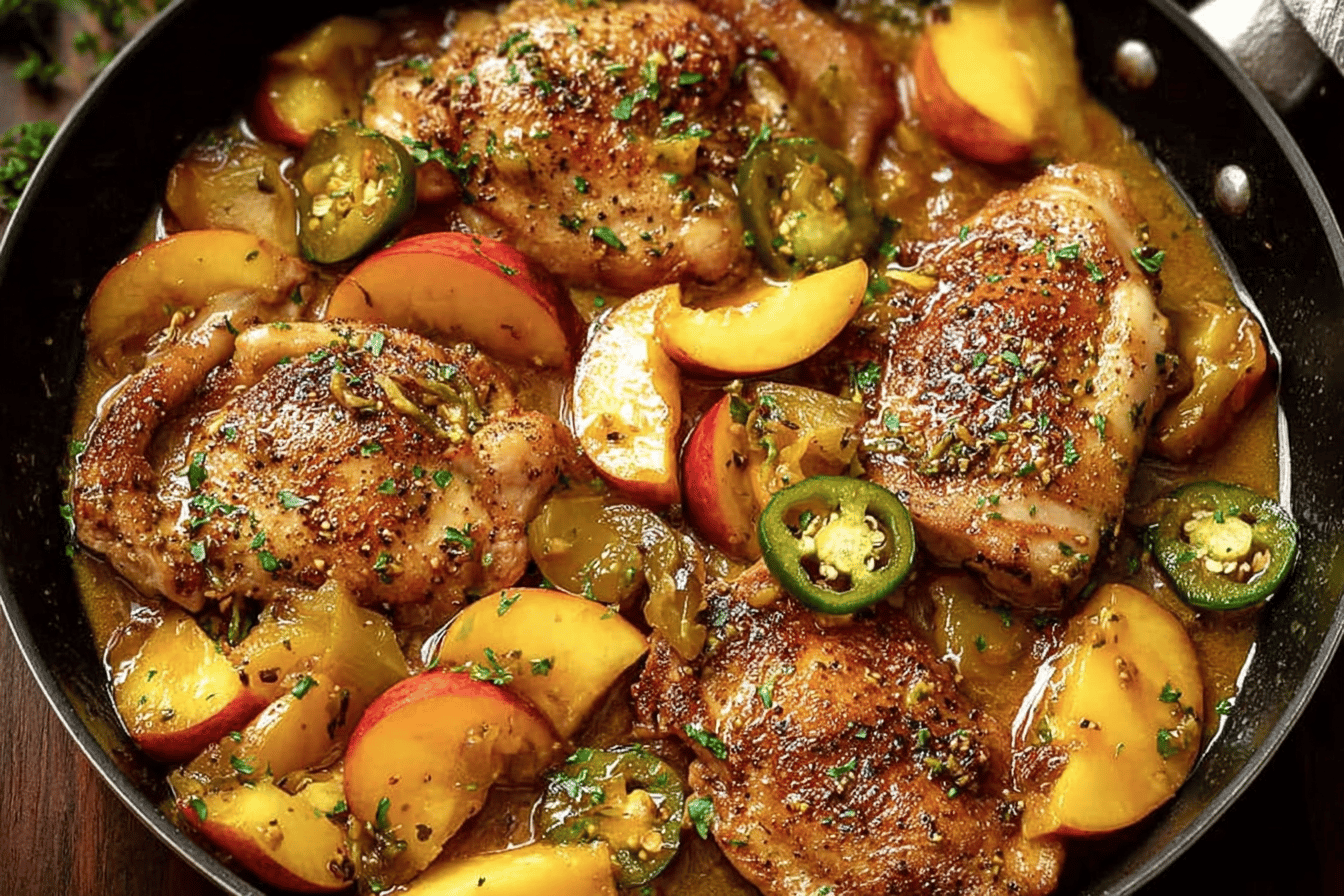 Jalapeno Peach Chicken