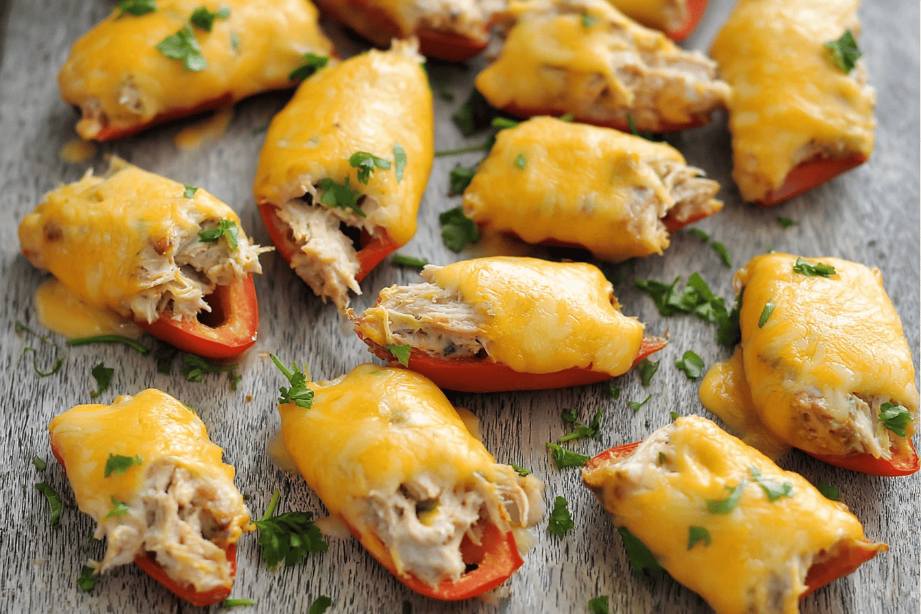 KETO TUNA MELT POPPERS RECIPE
