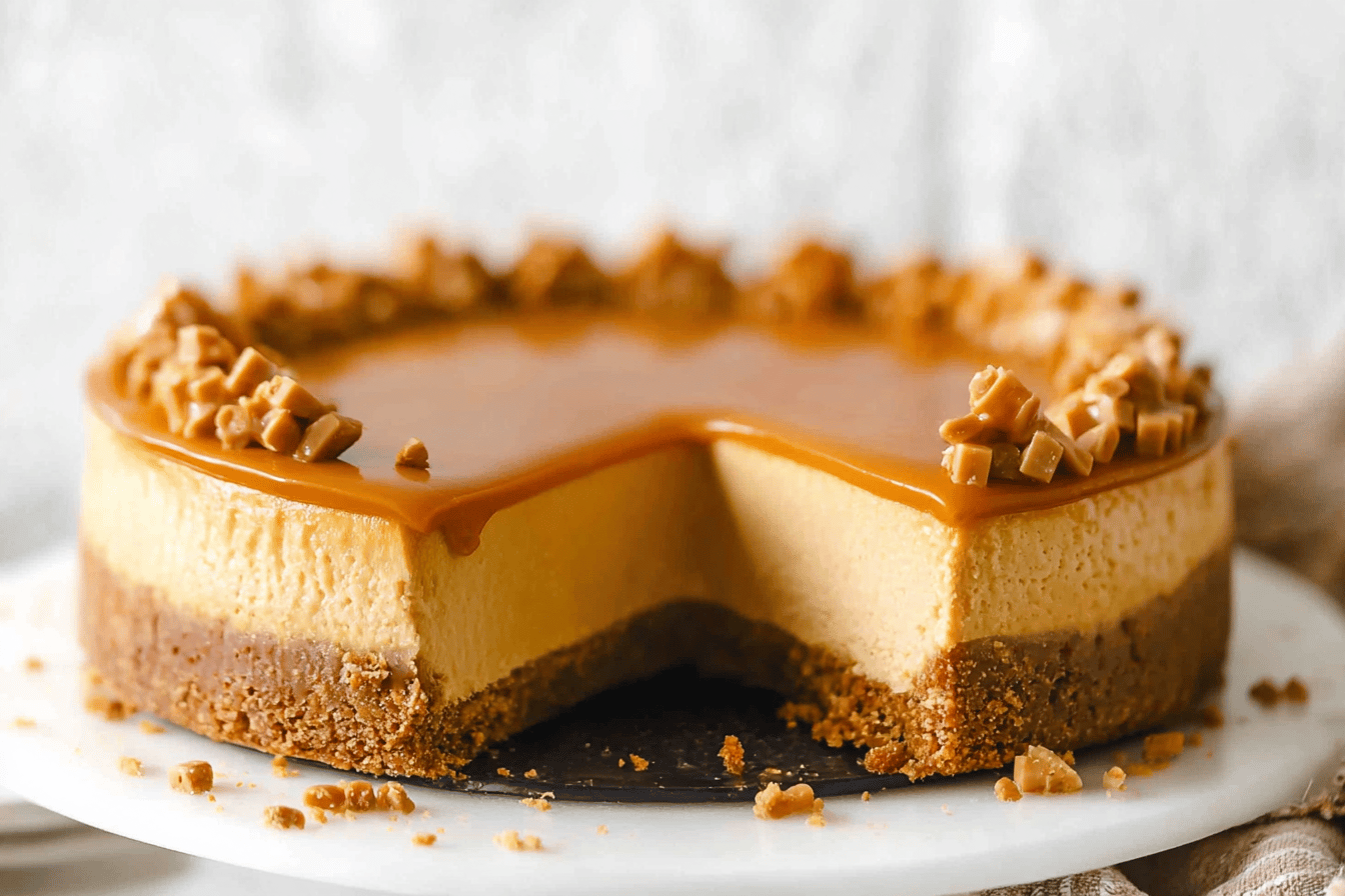 Loaded Butterscotch Cheesecake