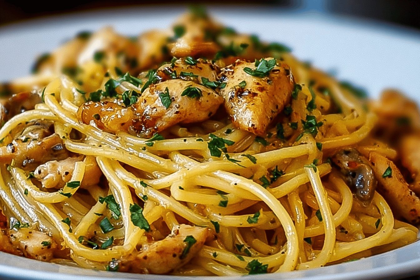Monterey Chicken Spaghetti