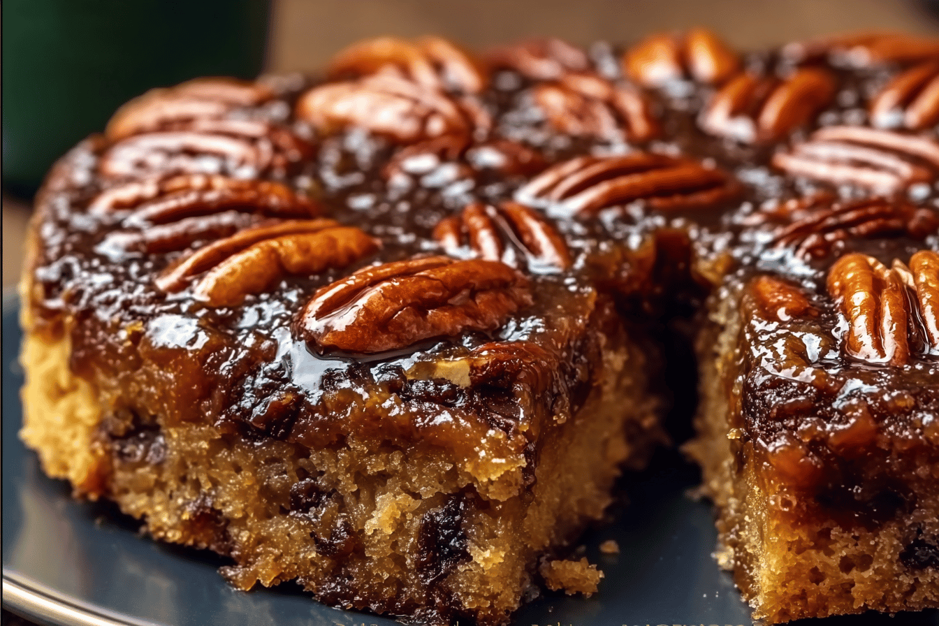 Pecan Upside Down Cake