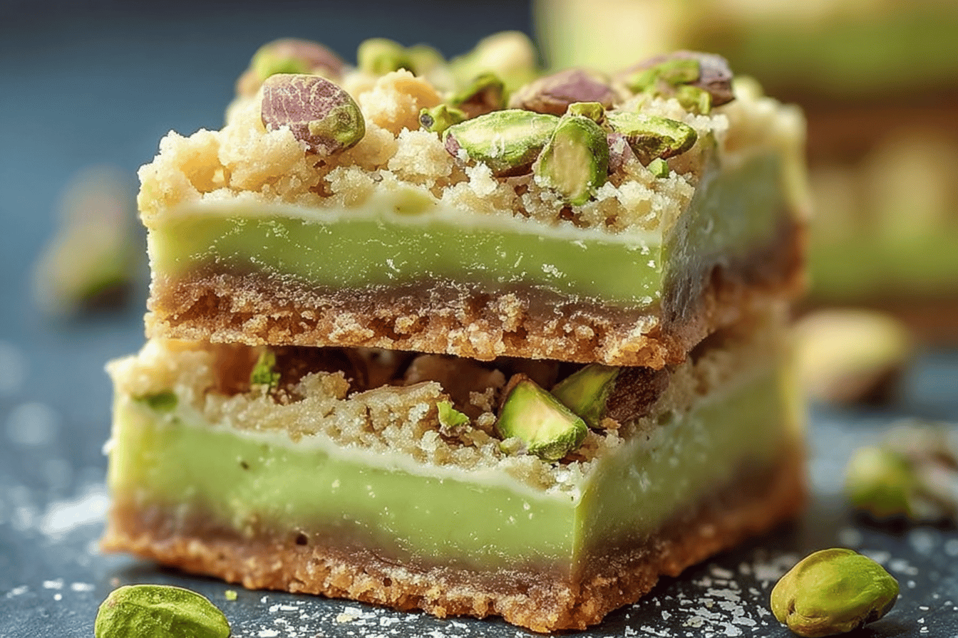 Pistachio Dream Cookie Bars Recipe