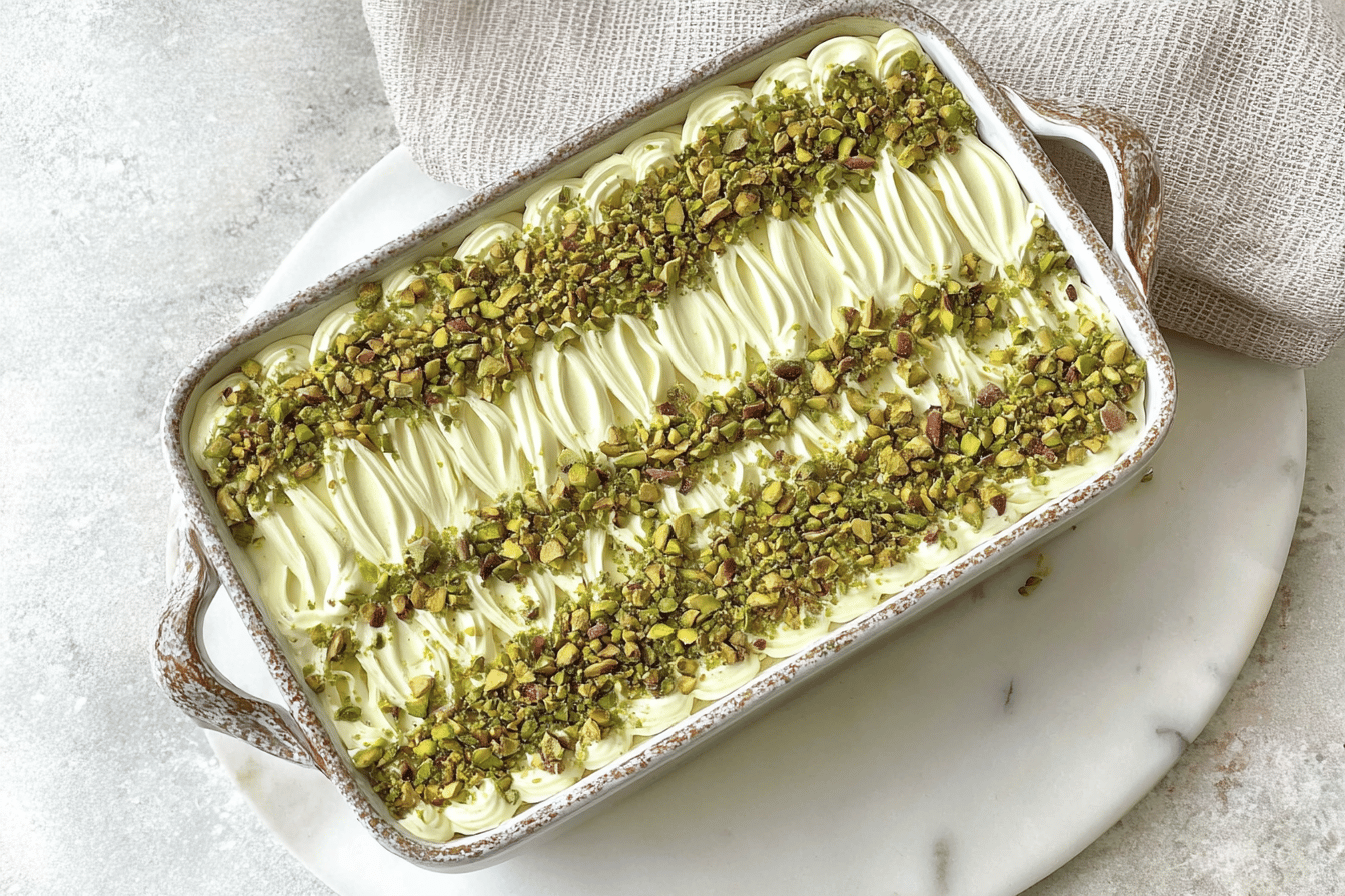 Pistachio Tiramisu