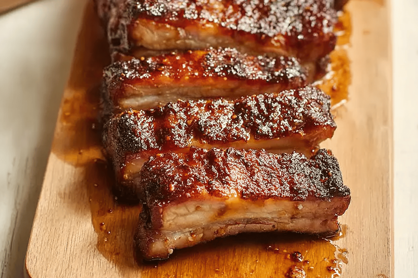 Savory Honey Glazed Pork Belly Recipe