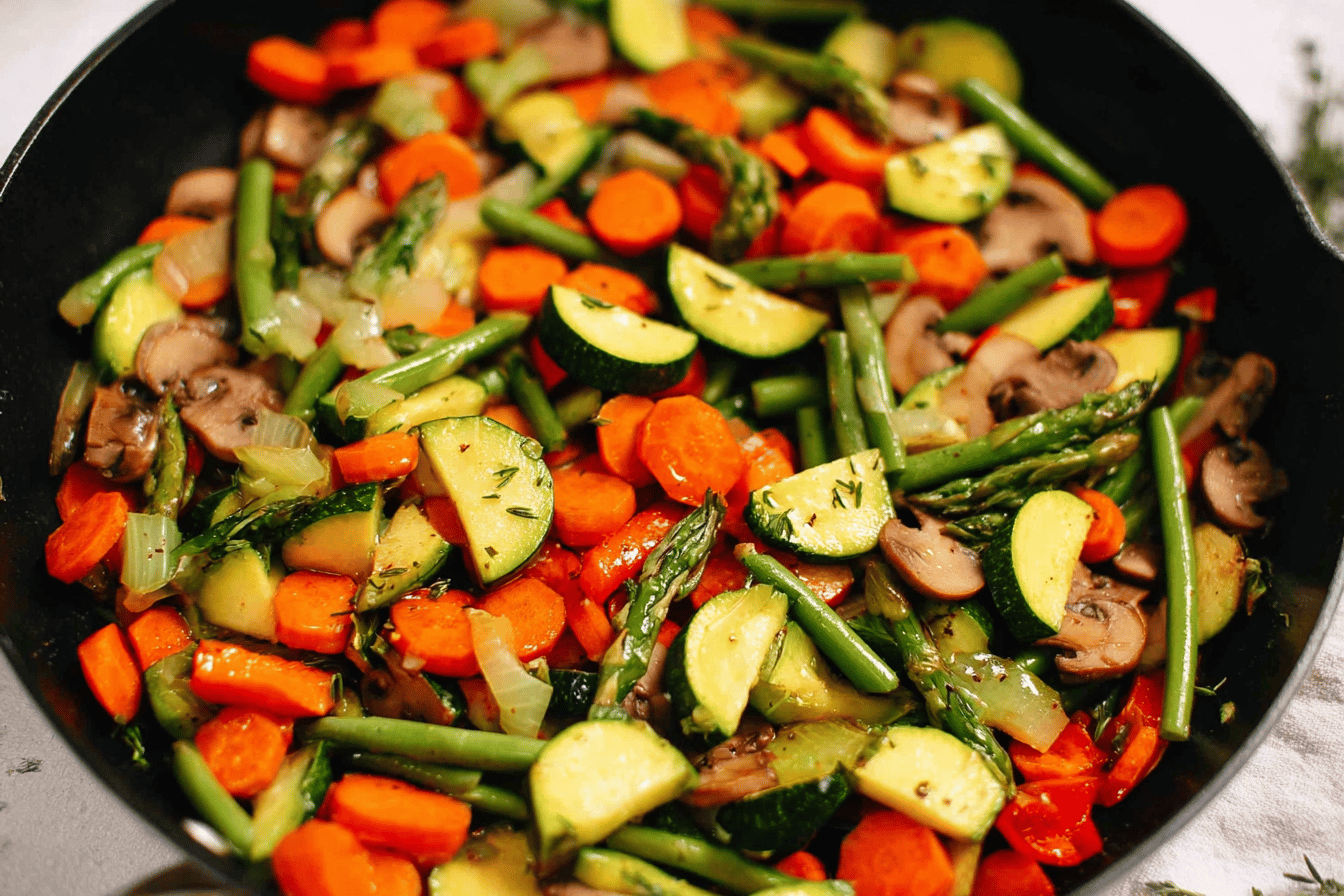 Simple Sautéed Vegetables Recipe