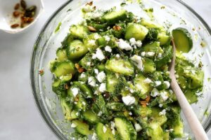 Smashed Cucumber Salad