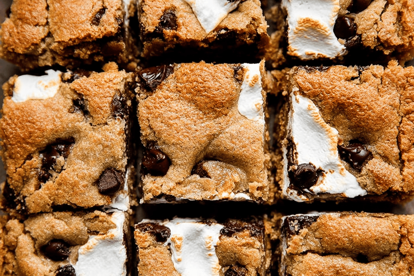 S’mores Cookie Bars