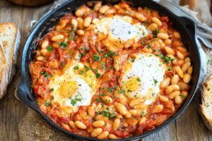Spanish Beans & Eggs