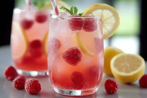 Sparkling Raspberry Lemonade