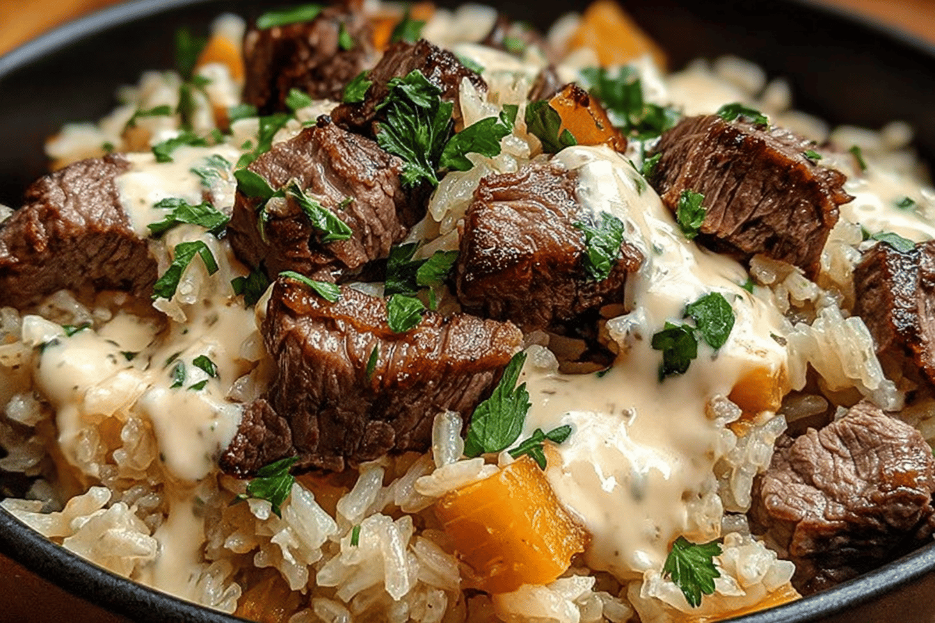 Steak & Queso Rice