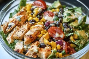 Zesty Southwest Chicken Salad Recipe is a must-try!
